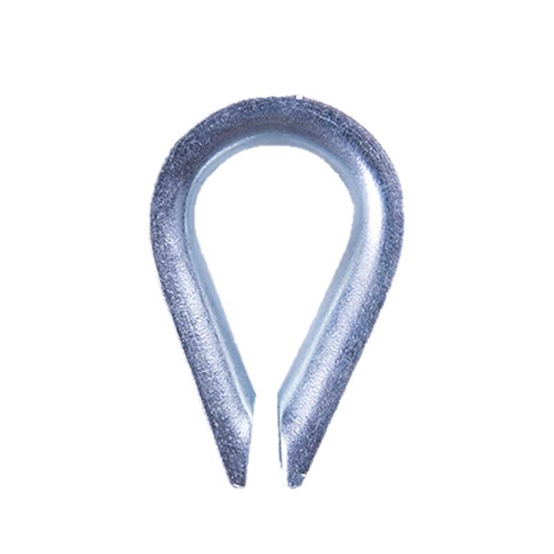 巨汇唯升重型钢丝绳镀锌套环三角环夸口鸡心环保护套M6M20M18m34 - 图2