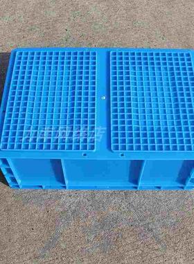 EU4622欧标塑料周转箱灰色物流箱子胶框600*400*230流水线专用箱