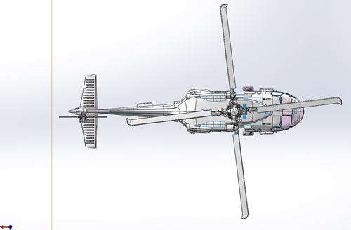 黑鹰UH-60 Black Hawk直升机3D图纸数模三维建模CATIA设计STP模型-图2