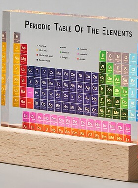初中化学元素周期表实物立体教师节实用礼物书房学习桌面装饰摆件