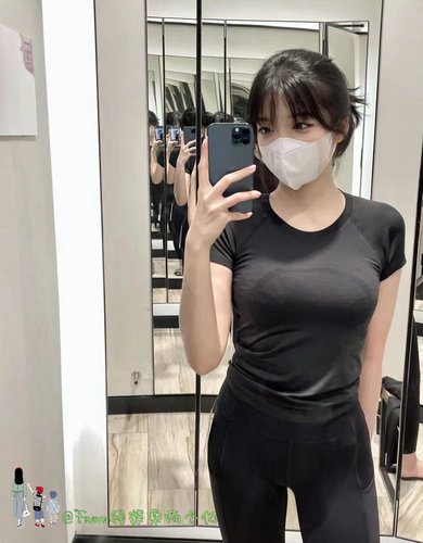 推荐~0件和无数件From 短款Swlt Race运动速干瑜伽短袖T恤女 - 图3