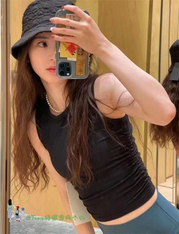 新品推荐~From  Allt Takes螺纹收腰显瘦运动瑜伽无袖背心女