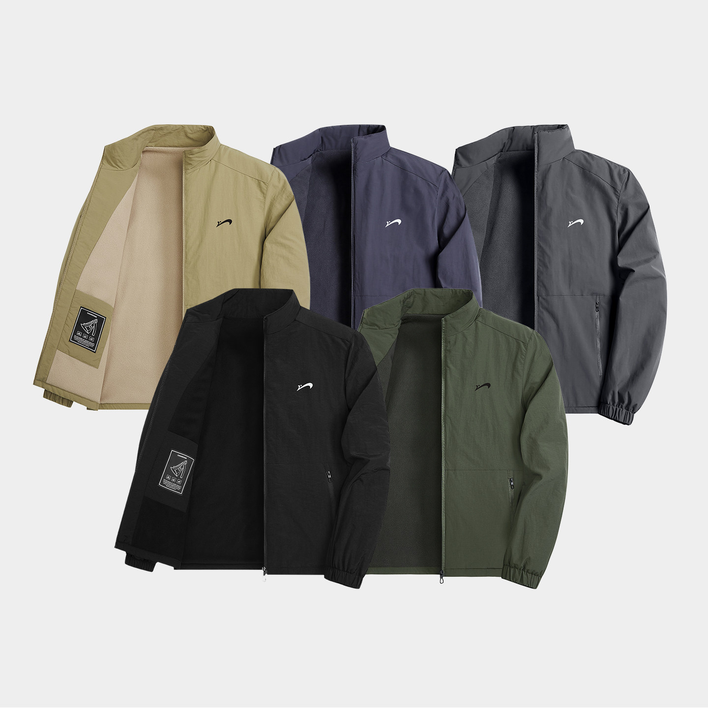 贵人鸟男士棉服加绒外套男款爸爸冬装外套夹棉夹克中年男装外套男,淘宝优惠券,粉丝福利购,淘宝优惠卷