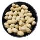 Red and bright tangerine peel flavored peanuts are crispy and salty in the mouth