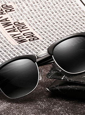 引爆潮流旅游经典复古墨镜时尚开车防紫外线明星同款高级感太阳镜