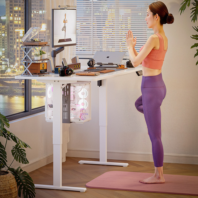 乘胜电脑桌双电机电动升降桌电竞桌办公桌书桌家用台式书房卧室桌,淘宝优惠券,粉丝福利购,淘宝优惠卷