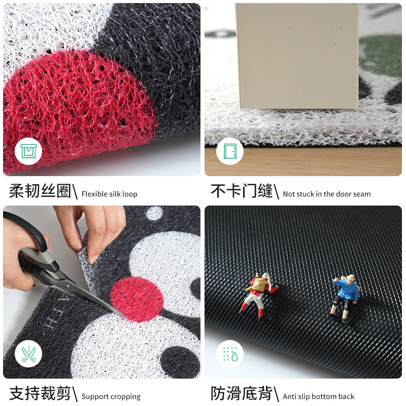 中古风入户地垫异形丝圈入户门地毯法式复古防滑垫大门口进门垫子,淘宝优惠券,粉丝福利购,淘宝优惠卷
