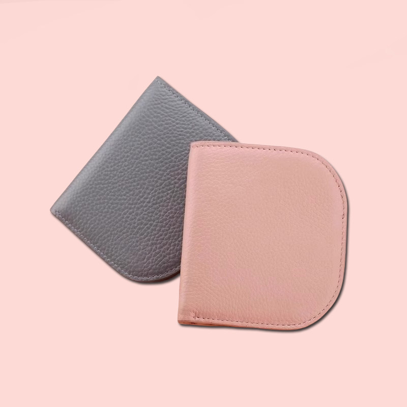 超薄钱包女式短款小折叠真皮质感拉链迷你零钱包薄款钱夹小巧卡包,淘宝优惠券,粉丝福利购,淘宝优惠卷