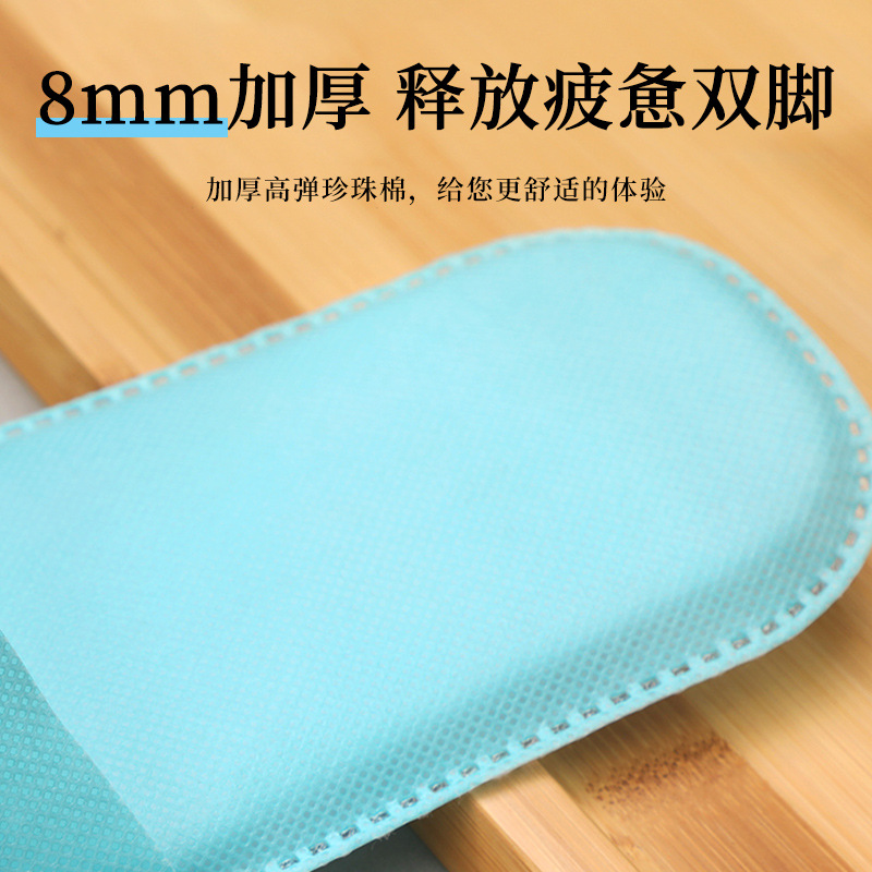 酒店宾馆专用一次性拖鞋100双装民宿待客无纺布加厚防滑厂家批发 - 图2