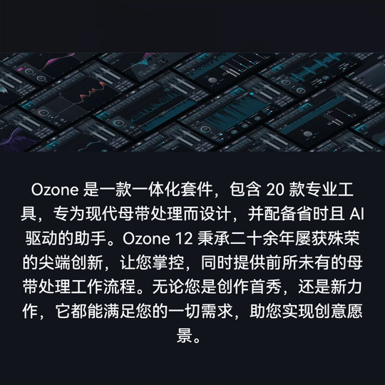 IZotope Ozone 12 Ozone 12 AI intelligent one-click mastering effect mixing plug-in