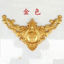 Eurostyle Chandelia Ceiling Decoration Corner Flower Background Wall Decoration Carved floral relief flower hollowed out PS angle Flower Eurostyle decoration