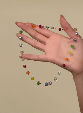 名狐多巴胺彩色串珠项链