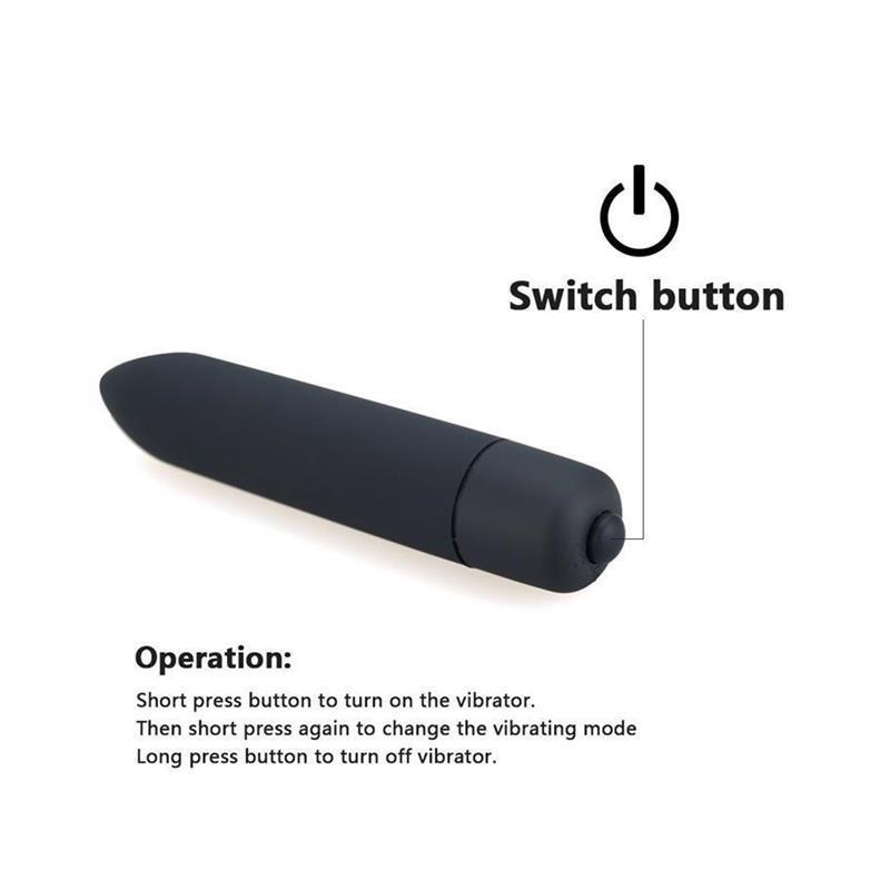 10 Speed Mini Bullet Vibrator G Spot Vibration Vagina Clitor - 图3