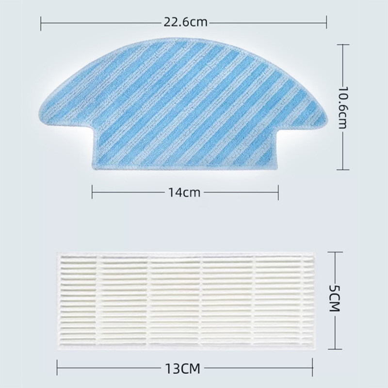 适配于OKP扫地机器人K5配件拖地抹布边刷三角毛刷原厂高效过滤网,淘宝优惠券,粉丝福利购,淘宝优惠卷