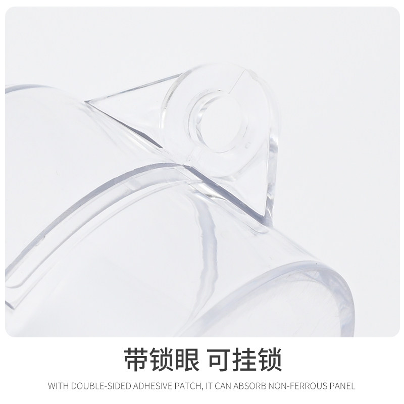 63*45大号圆形透明翻盖急停按钮保护罩防水防尘规格齐全带双面胶