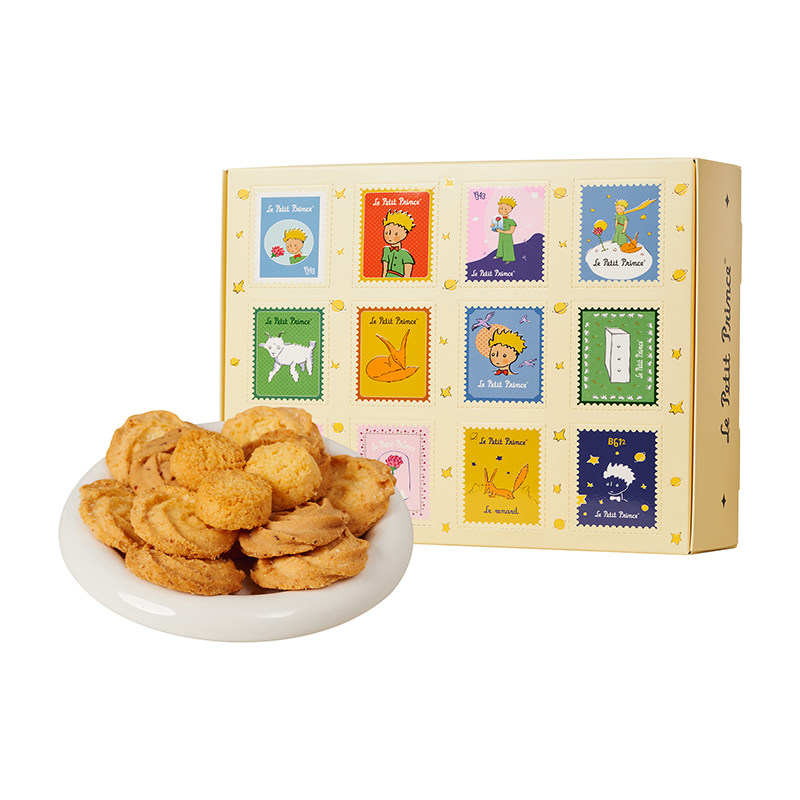 小王子集邮限定什锦礼盒212g玫瑰椰子曲奇椰蓉酥饼干糕点赠礼零食