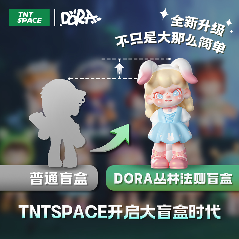 【TNTSPACE】DORA3代丛林法则系列盲盒手办潮玩摆件新品-图0