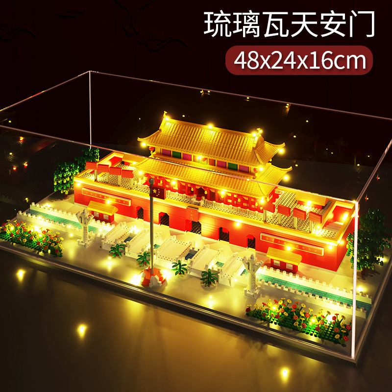 天安门积木2024新款玩具益智拼装模型中国古建筑拼图高难度巨大型-图1