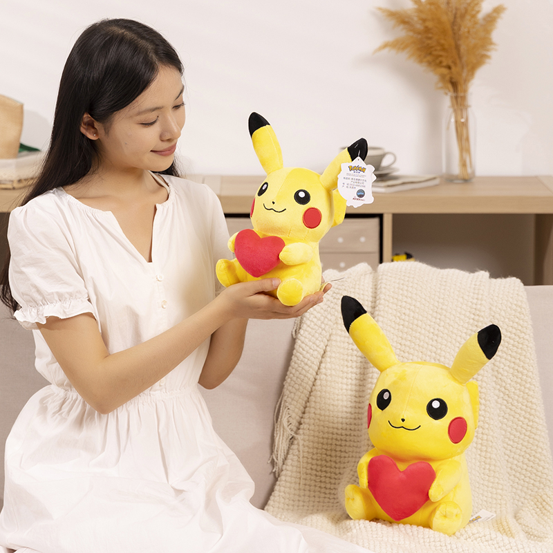 正版皮卡丘公仔毛绒玩具大玩偶比卡丘睡抱枕布娃男女儿童生日礼物