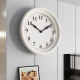 Zetao PVC European household plastic silent wall clock