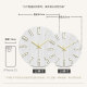 Nordic atmosphere living room wall clock ins style clock minimalist style wall clock home silent bedroom quartz clock