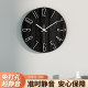 Silent and elegant minimalist style wall clock for bedroom and living room