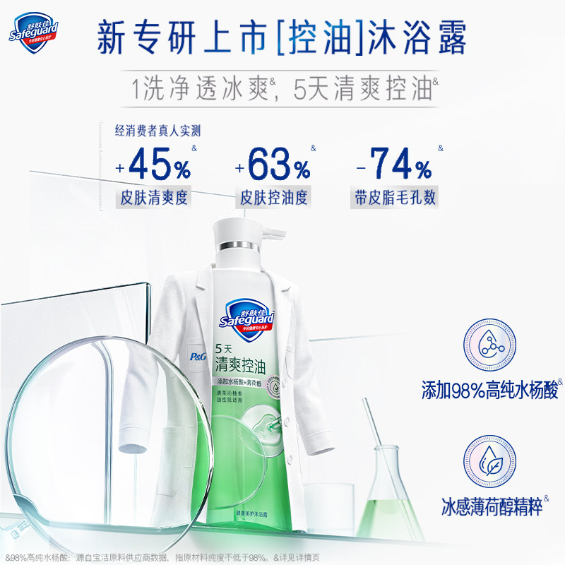 【分肤定制】舒肤佳健康美护沐浴露400ml