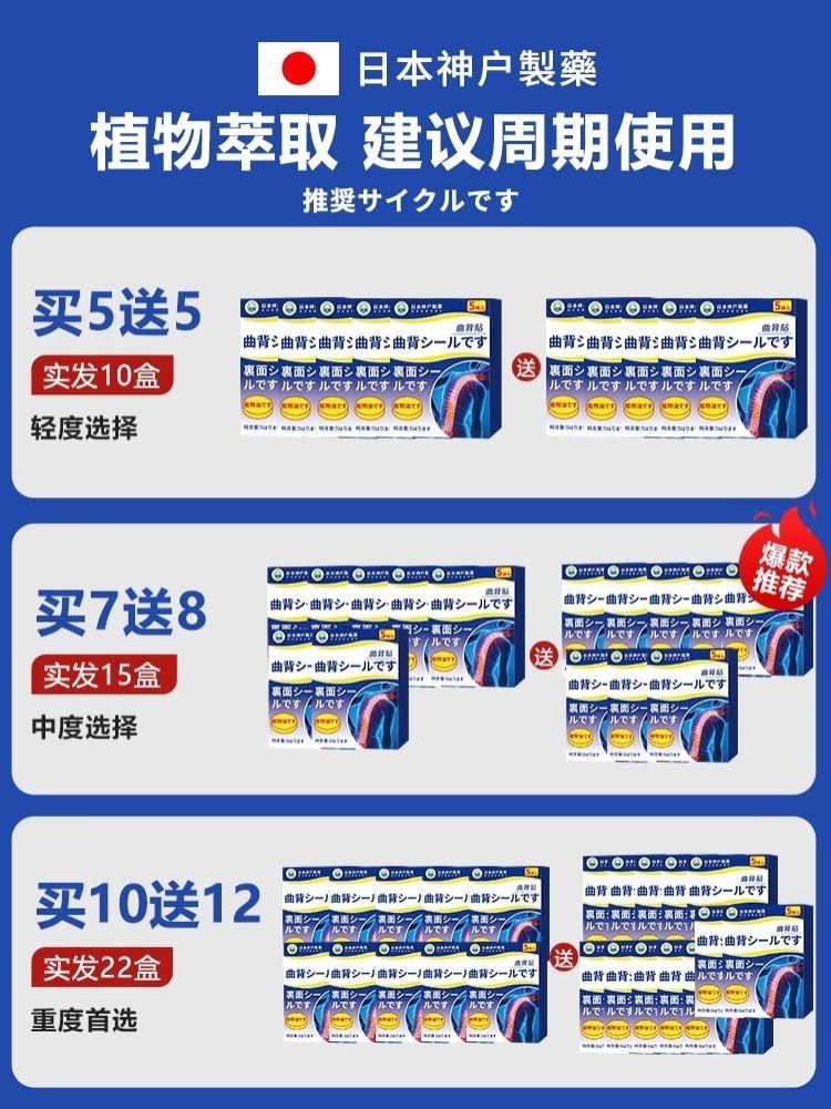 【日本の神户】富贵包贴正品改善僵硬酸胀富贵包疏通颈部护肩颈 - 图3