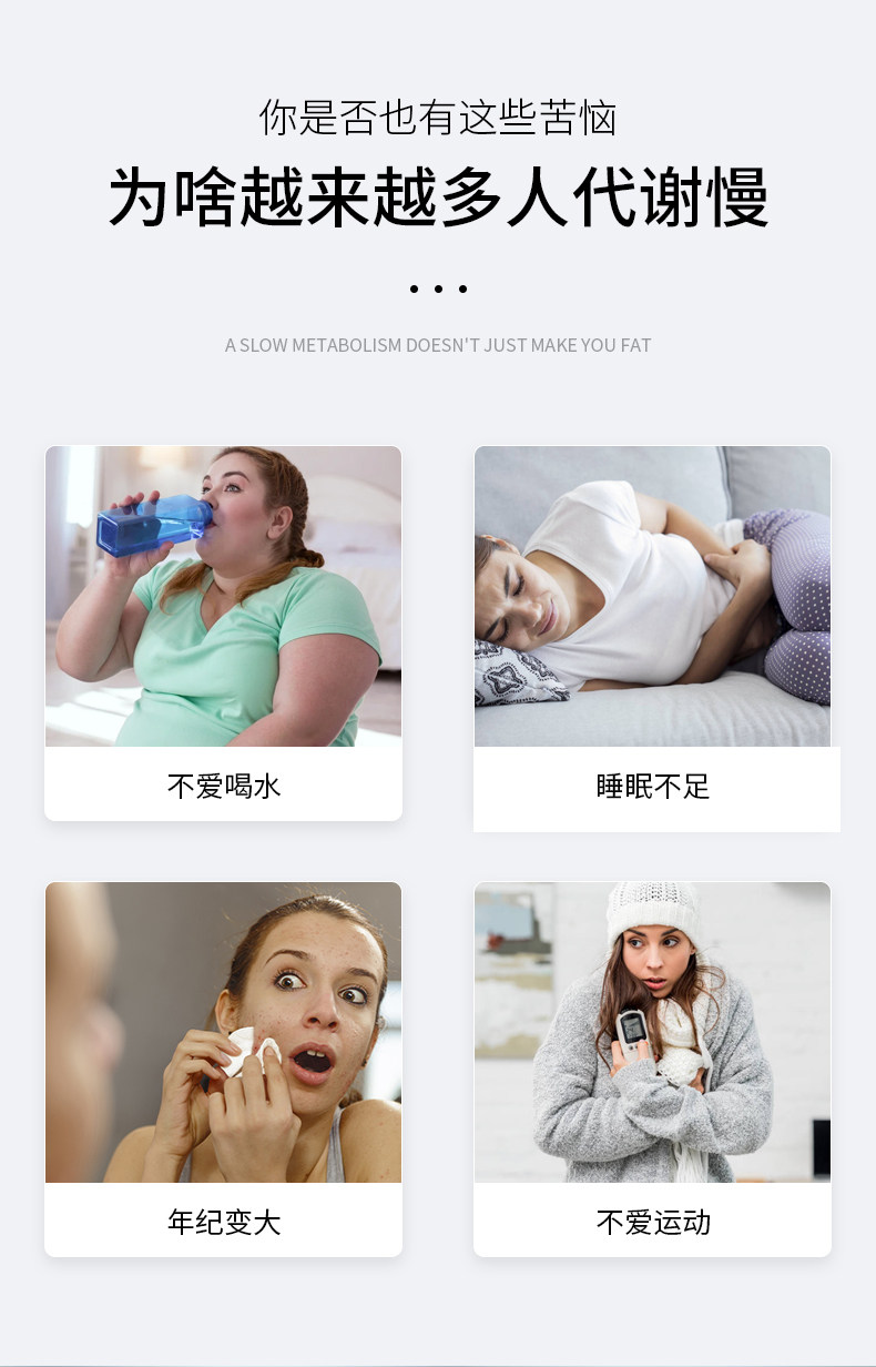 3瓶*内脏分解燃脂提高纤体丸 warnke女性健康海外酵素