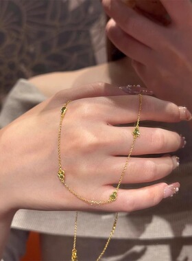 法国coopkoops925银金色鱼鳞小葫芦项链秋冬新中式轻奢碎碎冰