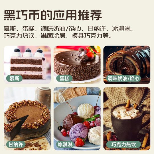 Black and White Chocolate Coins Baked DIY Chocolate