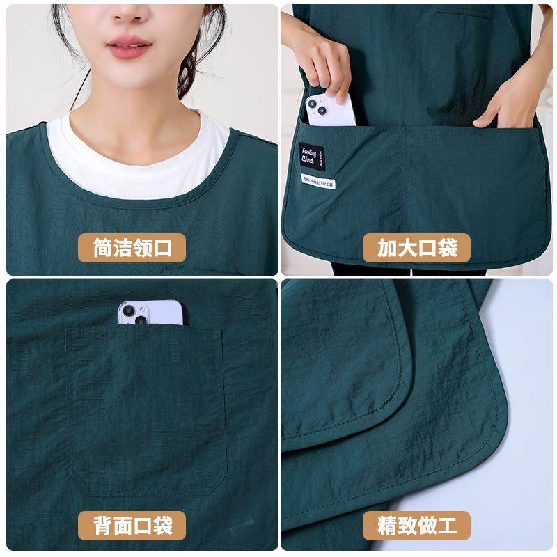 时尚工装马甲围裙定制logo男女上班可外穿防水防油污耐脏厨房餐饮,淘宝优惠券,粉丝福利购,淘宝优惠卷