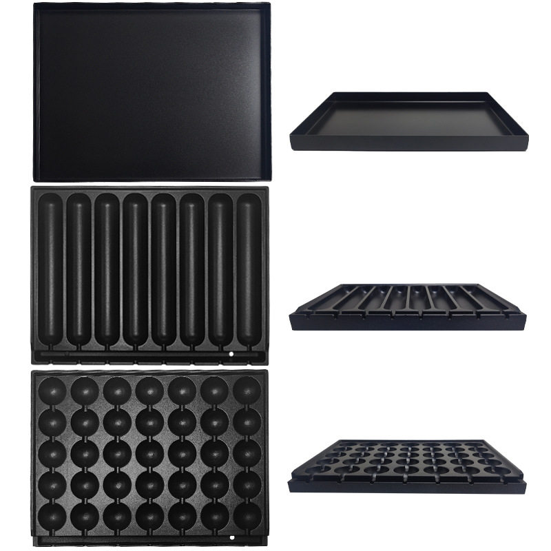 拓企新款烤肠机烤盘 可拆卸易清洗烤鸟蛋板 多种款式烤板平板供应,淘宝优惠券,粉丝福利购,淘宝优惠卷