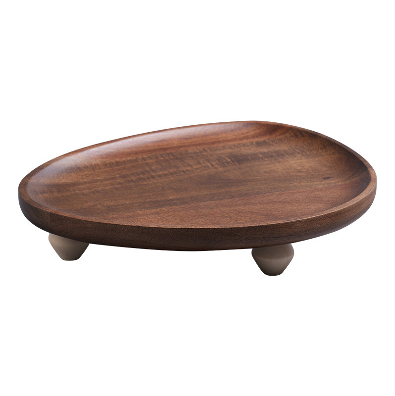 中式实木精致佛手柑糕点摆台托盘木质首饰托盘钥匙玄关桌面收纳盘,淘宝优惠券,粉丝福利购,淘宝优惠卷