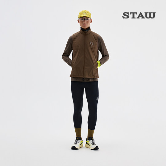 STAW Primaloft 40G etiqueta dorada P algodón inductor de calor chaqueta de chaleco de algodón deportivo cálido para correr