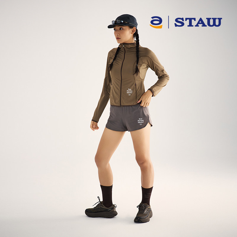 STAW世拓城市运动针织夹克UPF50+防晒衣吸湿排汗速干户外跑步外套,淘宝优惠券,粉丝福利购,淘宝优惠卷