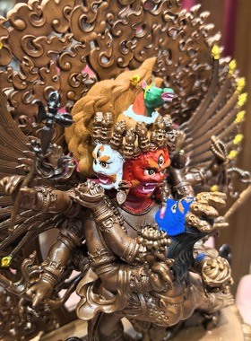 马头明王/马头金刚/旦真/旦增/马头明王金刚橛/15cm藏传佛像摆件