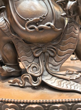 金刚手/金刚手菩萨/恰那多杰/二臂金刚手/多杰/45cm紫铜佛像摆件