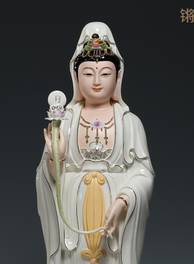 东方三圣日光月光菩萨锵锵陶瓷