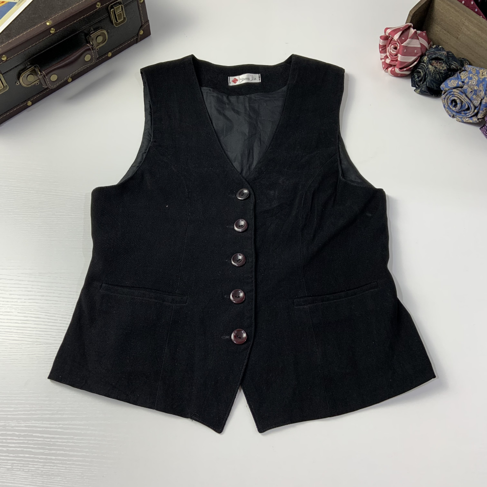 vintage古着日制西装马甲羊毛背心马甲休闲文艺港风男女马甲-197,淘宝优惠券,粉丝福利购,淘宝优惠卷