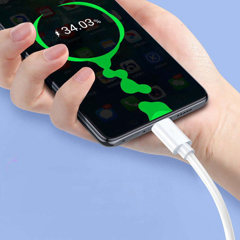 安卓数据线闪充适用华为小米vivoOPPO快充3A老款式加长手机micro通用梯形接口充电宝蓝牙耳机加长3米监控V8线