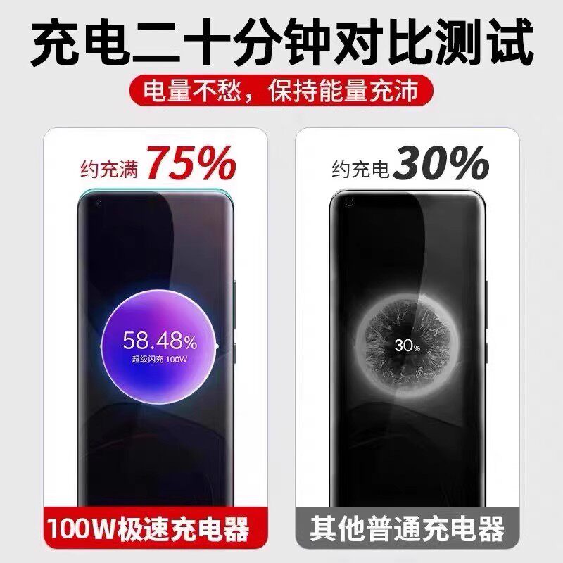 适用一加ACE3Pro数据线120W超级闪充OnePlus10快充acepro2V 1+12手机充电线65w一加13充电线100W8t加长2米USB - 图1