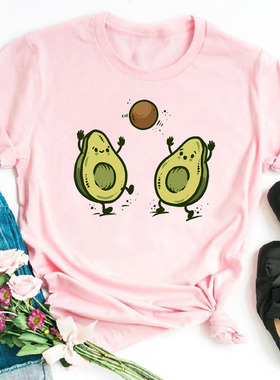 女式上衣黑色T恤女孩T恤