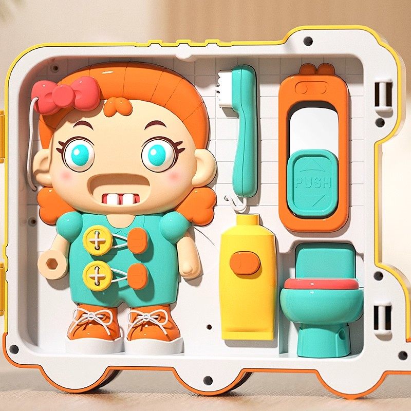 忙碌板教具儿童1一3岁蒙氏早教益智屋精细动作训练婴儿宝宝玩具车,淘宝优惠券,粉丝福利购,淘宝优惠卷