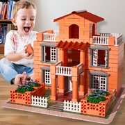 泥瓦匠盖房子砌墙玩具真砖块建筑手工diy小屋迷你水泥3男生日礼物,淘宝优惠券,粉丝福利购,淘宝优惠卷