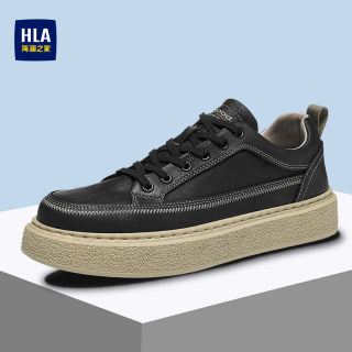 Lanzhijia men's shoes 2024 new autumn trend versatile shoes men's sports casual shoes leather shoes men's trendy shoes