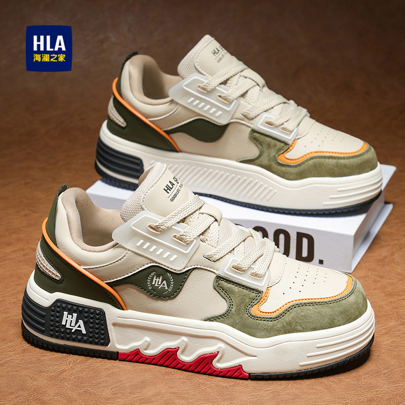 海澜之家男鞋真皮冬季运动休闲板鞋青少年学生加绒保暖鞋子男棉鞋,淘宝优惠券,粉丝福利购,淘宝优惠卷