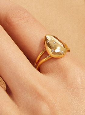 Neverfar母亲节蛋形戒指