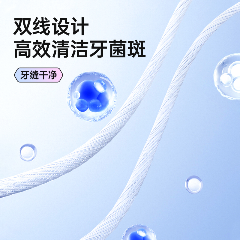 GRAREY格瑞亚牙线超细薄荷味双线一次性剔牙线签盒便携装牙线棒 - 图2