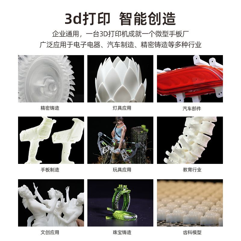 工业级3d打印机大型光固化sla高精度大尺寸快速扫描打印工厂直销 - 图2